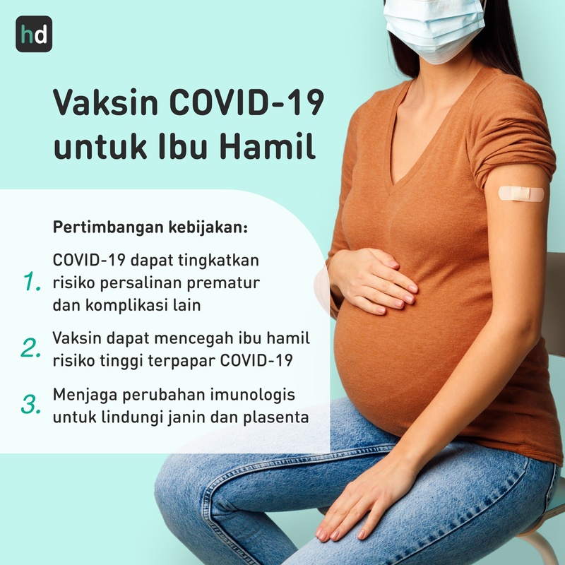 Vaksin COVID-19 pada ibu hamil.