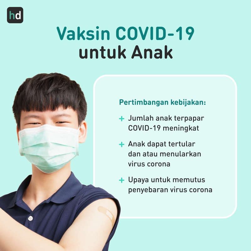 Vaksin COVID-19 pada anak.