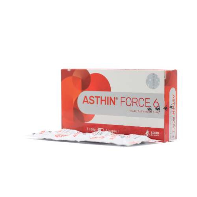 ASTHIN FORCE 6MG 6CAP 1 STRIP
