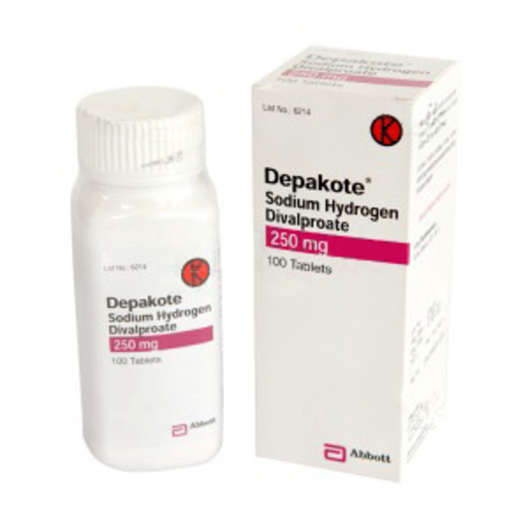 DEPAKOTE 250MG TAB 100'