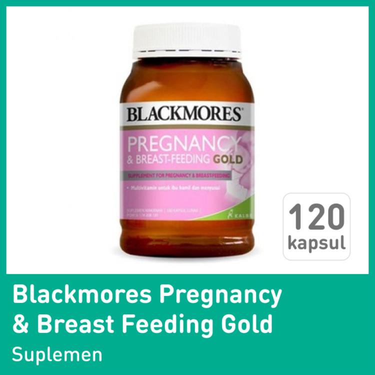 BLACKMORES PREGNANCY & BREAST FEEDING GOLD 120CAP 1 BOTOL