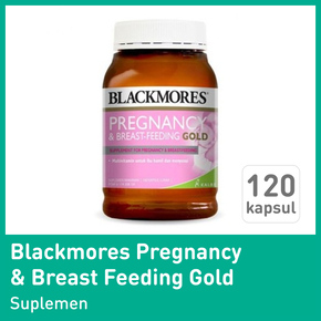 BLACKMORES PREGNANCY & BREAST FEEDING GOLD 120CAP 1 BOTOL