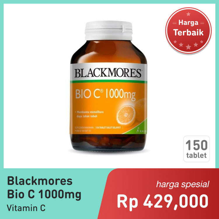 BLACKMORES BIO C 1000MG 150TAB 1 BOTOL