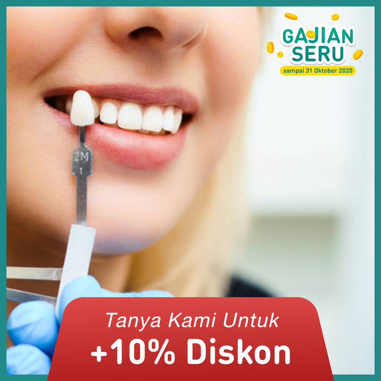 Crown lengthening untuk 1 regio di Dentistique Clinic