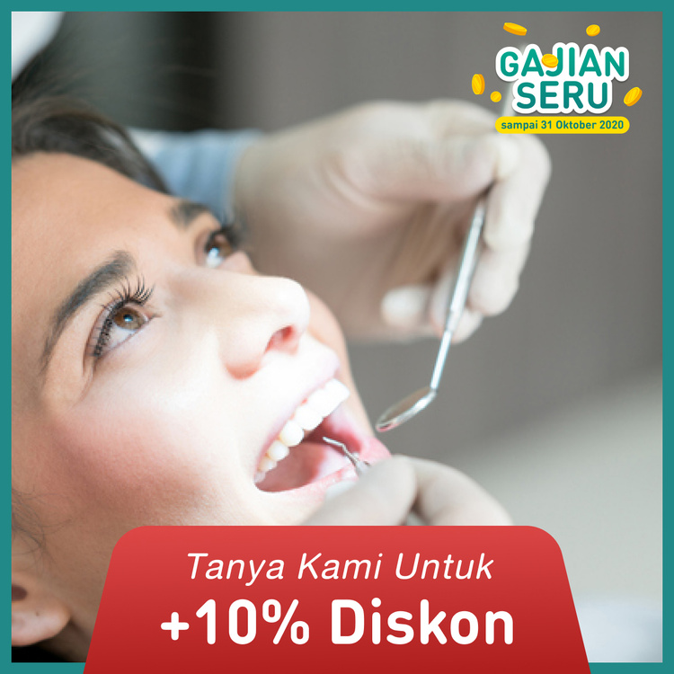 Lepas Behel + Scaling dan Polishing + Bleaching di Dentistique Clinic