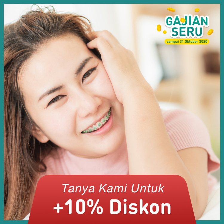Pemasangan Behel/Bracket Metal Standart 1x di Champion Dental Care