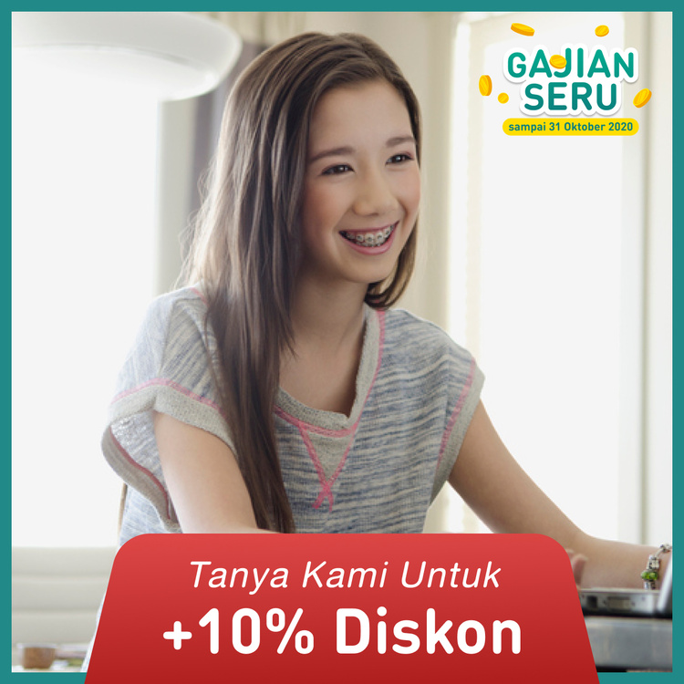 Self Ligating Braces (Easy Clip USA) dengan Drg. Sp Ort 1x di Dentistique Clinic