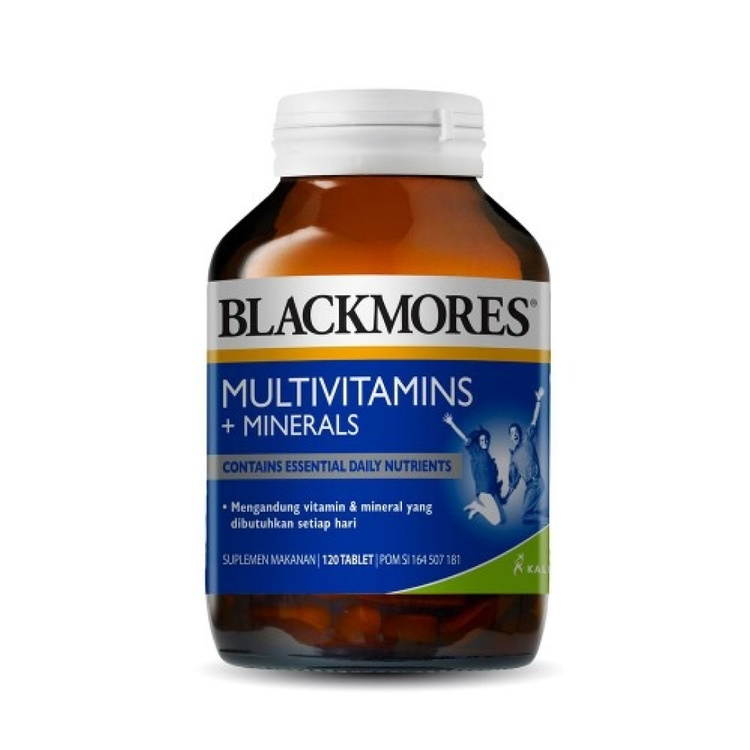 BLACKMORES MULTIVITAMIN + MINERALS 120TAB 1 BOTOL