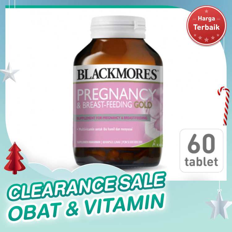 Blackmores Pregnancy & Breast Feeding Gold 60 Kapsul 1 Botol