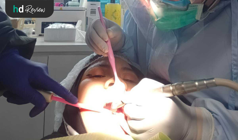 Proses Pelepasan Behel di Klinik Gigi Dewi