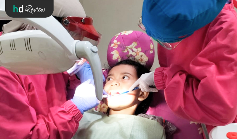 Proses Tambal Gigi Susu di Canina Dental Care, tambal gigi anak, tambal gigi susu anak
