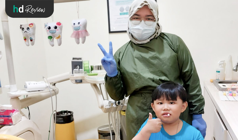 Review Cabut Gigi Susu dengan Anestesi Topikal di Ananta Dental, perawatan gigi anak
