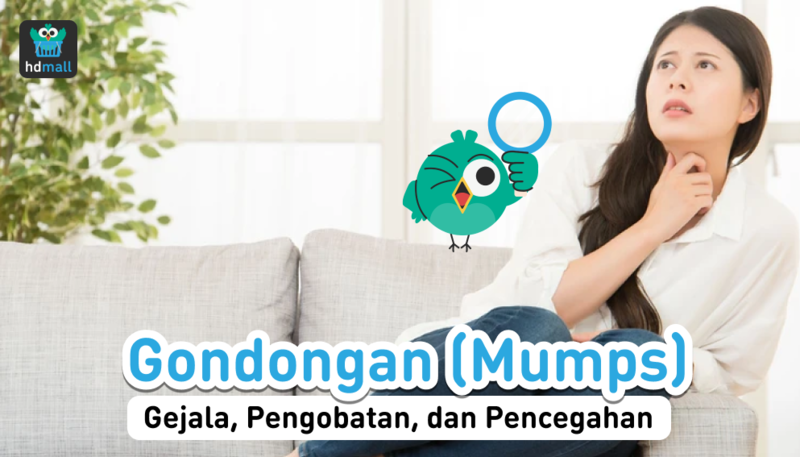 gondongan, mumps, vaksin mmr