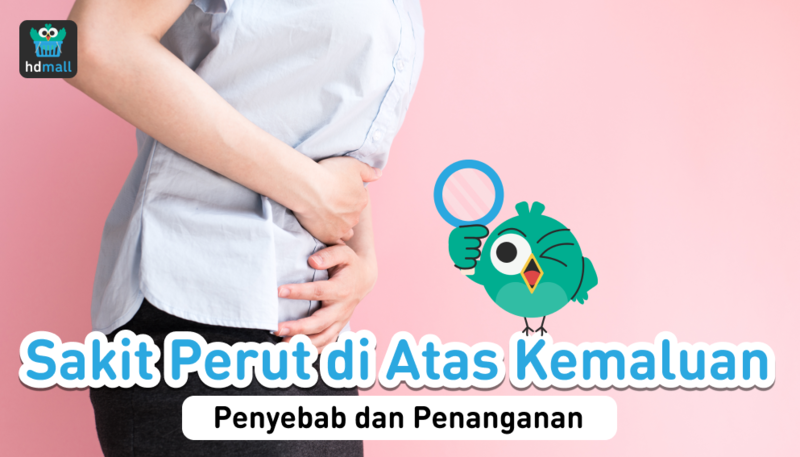 sakit perut di atas kemaluan, sakit perut bawah