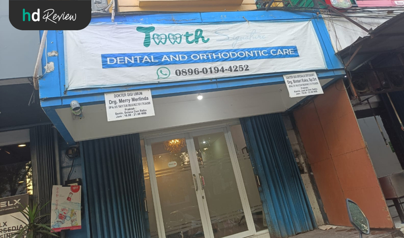 Klinik Tooth Signature tempat pasang behel metal comfort mini