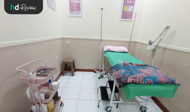 Ruangan tindakan di Klinik Djanti Medika