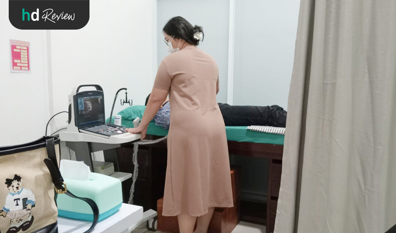 Proses USG abdomen di Medic-A Klinik