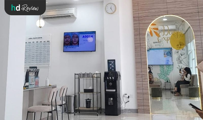 Ruang tunggu Derma Express Ruang tunggu Derma Express