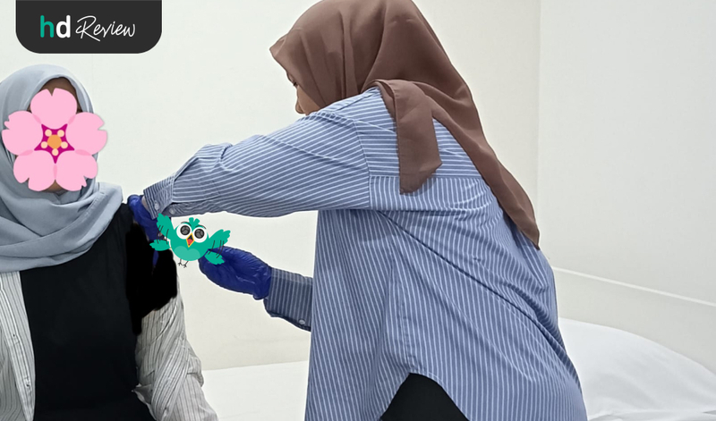 Proses vaksin HPV di Klinik FIT Proses vaksin HPV di Klinik FIT