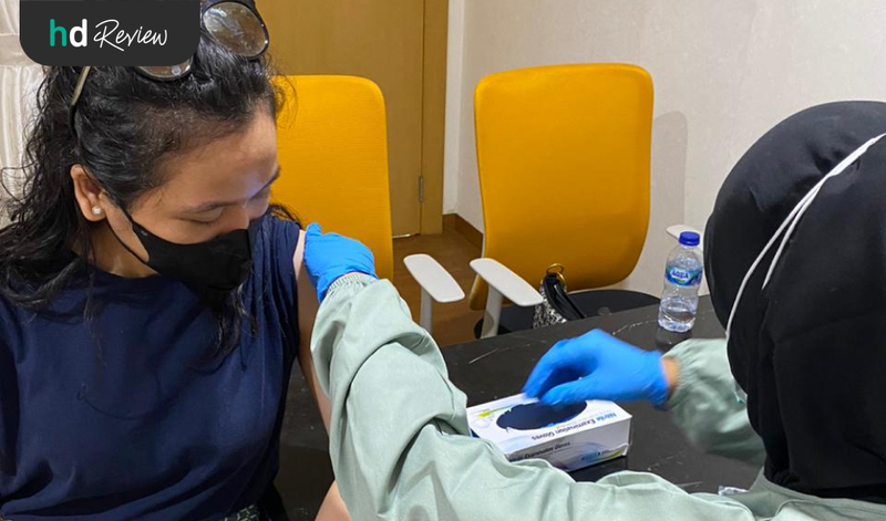 Proses vaksinasi HPV di Beta Health Care Proses vaksinasi HPV di Beta Health Care