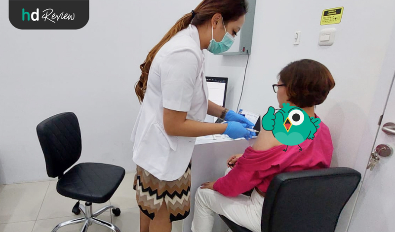 Proses vaksinasi HPV di Tirta Medical Center