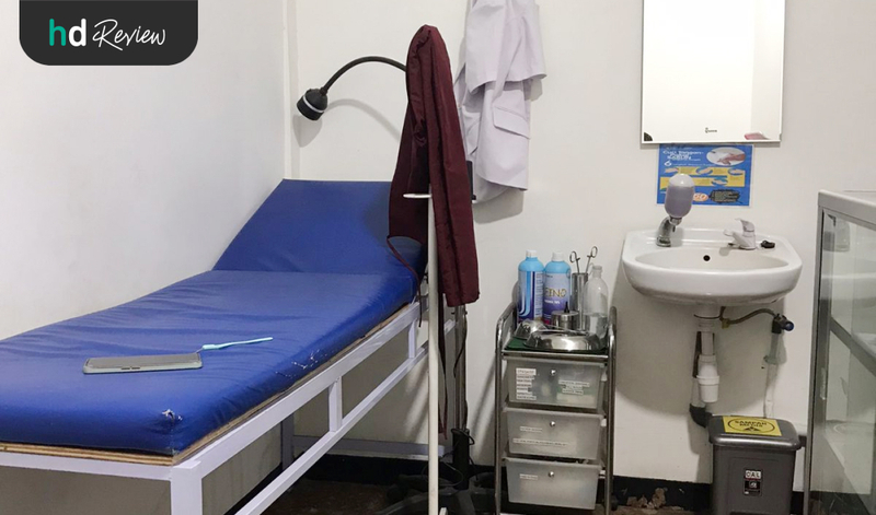 Ruang vaksin Klinik Pratama Alam Persada