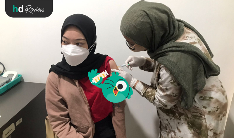 Proses vaksinasi HPV di Klinik Pratama Alam Persada