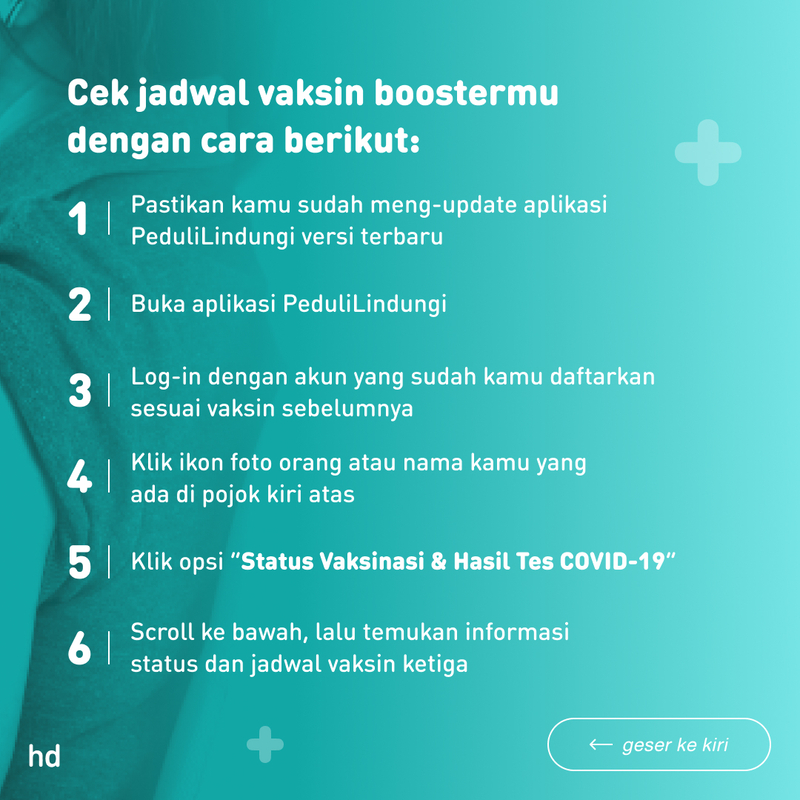 Cek Jadwal Vaksin Booster COVID-19 Cek Jadwal Vaksin Booster COVID-19